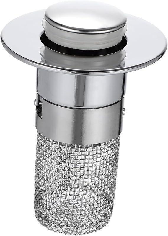 Universal Stainless Steel Anti-Clog Sink Stopper.