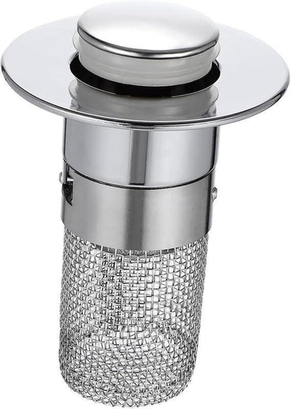 Universal Stainless Steel Anti-Clog Sink Stopper.