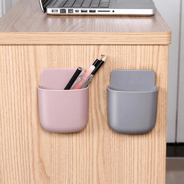 Damage-Free Wall Mounted Phone & Remote Organizer (Set of 4)