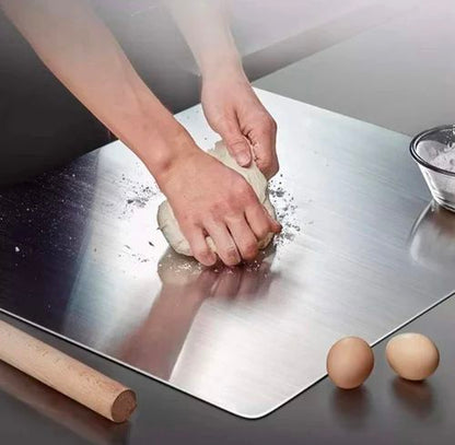 Premium Stainless Steel Chopping Board – Antibacterial & Heavy Duty